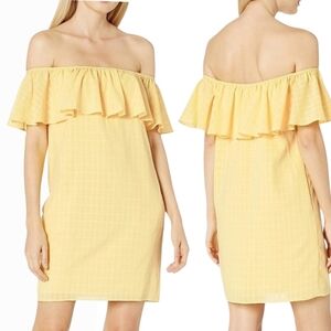 Ali & Jay Yellow Gingham Dress Women's Size Extra Small XS Anthropologie Revolve